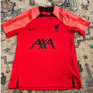 Nike Dri-Fit Liverpool Soccer Jersey Kids Boys Unisex Size Medium Futbol Shirt